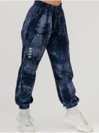 Tmavě modré dámské vzorované tepláky NEBBIA Re-fresh Women’s Sweatpants