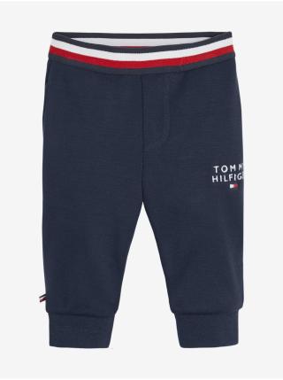 Tmavě modré dětské tepláky Tommy Hilfiger