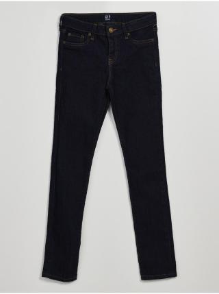 Tmavě modré holčičí džíny skinny indigo GAP