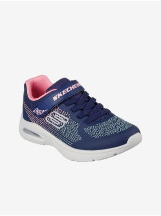 Tmavě modré holčičí tenisky Skechers Microspec Max Plus Ombre Days