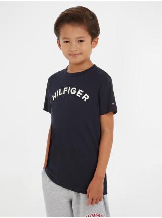 Tmavě modré klučičí tričko Tommy Hilfiger