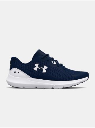 Tmavě modré pánské boty Under Armour UA Surge 3