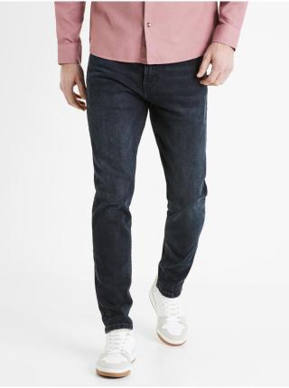 Tmavě modré pánské slim fit džíny Celio C25 Double