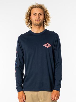 Tmavě modré pánské tričko s potiskem Rip Curl