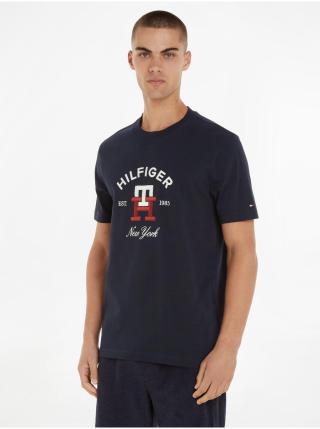 Tmavě modré pánské tričko Tommy Hilfiger