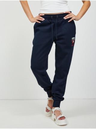 Tmavě modré unisex tepláky Tommy Hilfiger