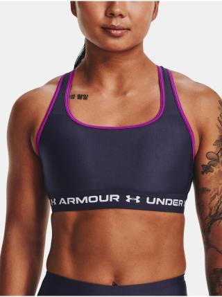 Tmavě šedá dámská sportovní podprsenka Under Armour Crossback Mid