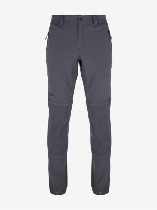 Tmavě šedé pánské outdoorové kalhoty Kilpi HOSIO