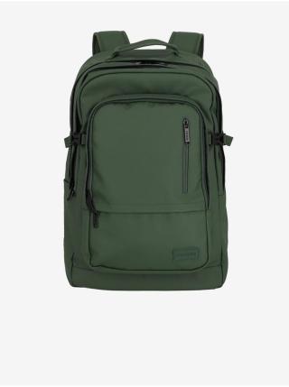 Tmavě zelený batoh Travelite Basics Backpack Water