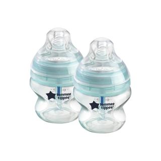 Tommee Tippee Kojenecká Lahev ADVANCED ANTI-COLIC Pomalý Průtok 0m+ 150 ml kojenecká láhev 2 ks