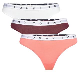 Tommy Hilfiger 3 PACK - dámská tanga UW0UW02521-0V4 XL