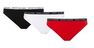 Tommy Hilfiger 3 PACK - dámská tanga UW0UW02829-0WS M