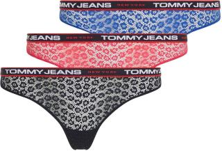 Tommy Hilfiger 3 - PACK - dámská tanga UW0UW04714-0SC XS