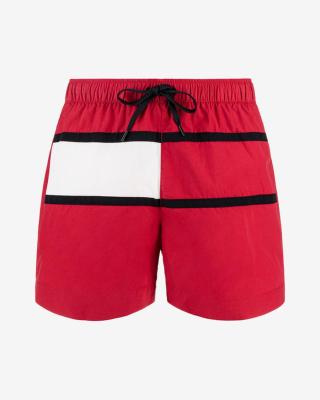 Tommy Hilfiger Medium Drawstring Plavky Červená