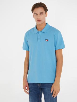 Tommy Jeans Badge Polo triko Modrá