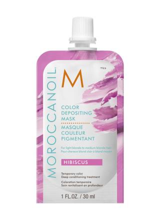 Tónující maska na vlasy Moroccanoil Color Depositing - Hibiscus, 30 ml