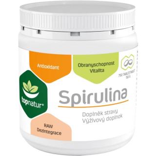 Topnatur Spirulina tablety pro udržení normální hladiny cukru v krvi 750 tbl