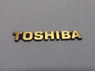 Toshiba nálepka znak 40 x 6 mm * Zlatá