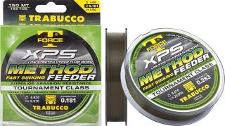 Trabucco vlasec t-force xps method feeder zelená 150 m-průměr 0,18 mm / nosnost 4,43 kg