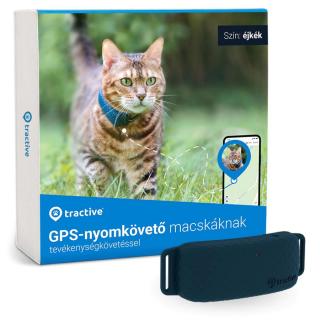 Tractive GPS CAT 4 – GPS tracker pro kočky Tmavě modrý - 1 ks