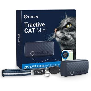 Tractive GPS Cat Mini - GPS tracker pro kočky Tmavě modrá