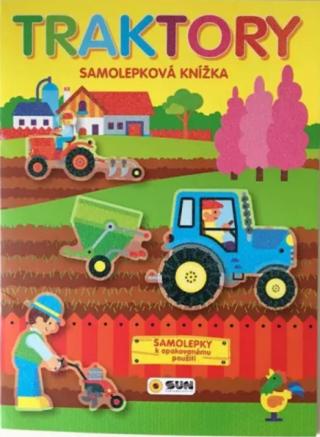 Traktory samolepková knížka k opakovanému použití