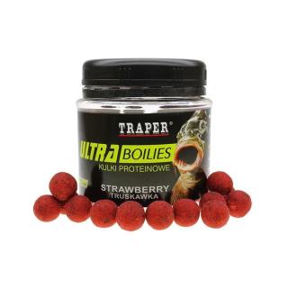 Traper Boilies Ultra 12mm 100g Hmotnost: 100g, Průměr: 12mm, Příchuť: Kukuřice