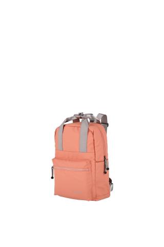 Travelite Basics Canvas Backpack Coral