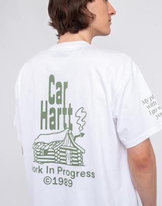 Tričko Carhartt WIP S/S Home T-Shirt White/Dolar green