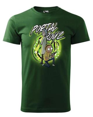 Tričko Rick and Morty - Portal Boys