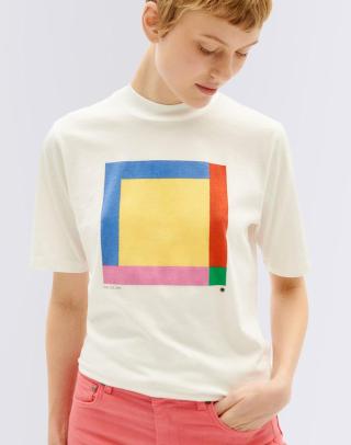 Tričko Thinking MU Colors Mock T-Shirt SNOW WHITE