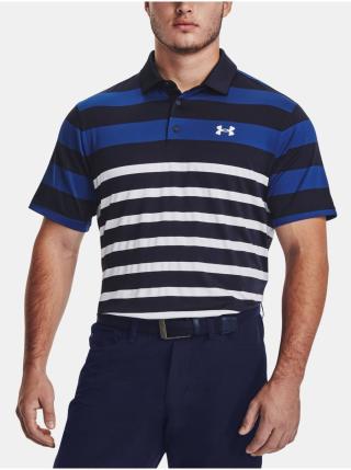 Tričko Under Armour UA Playoff 3.0 Stripe Polo-NVY