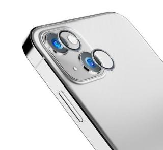Tvrzené sklo 3mk Lens Pro ochrana kamery pro Apple iPhone 15, silver
