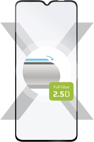 Tvrzené sklo pro mobilní telefon Ochranné tvrzené sklo Fixed Full-cover pro Vivo Y35, lepení přes celý displej, černé