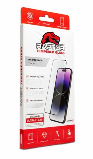 Tvrzené sklo Swissten Raptor Diaomond Ultra Clear 3D pro Xiaomi Redmi Note 12 Pro 4G, černá