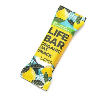 Tyčinka Lifebar Oat snack citronový 40 g BIO  LIFEFOOD