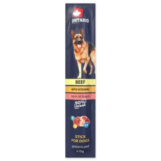 Tyčinka Ontario Stick for dogs Beef 15g