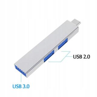 Typ C Hub Usb C vysokorychlostní 3 porty Mini Us