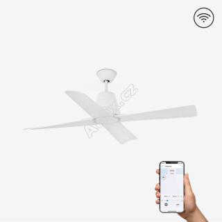 TYPHOON, bílá, stropní ventilátor s DC motorem SMART - FARO