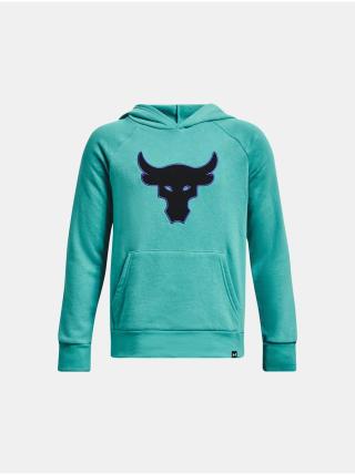 Tyrkysová mikina Under Armour Pjt Rck Brhm Bull Aplique HD