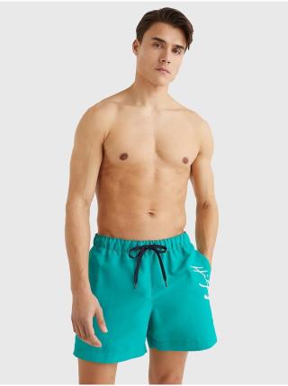 Tyrkysové pánské plavky Tommy Hilfiger Underwear