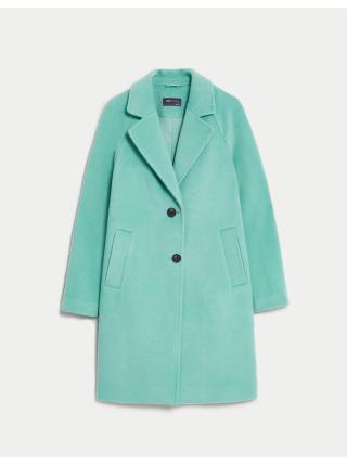 Tyrkysový dámský kabát Marks & Spencer