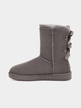 UGG Bailey Bow II Kotníková obuv Šedá