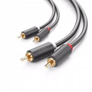 Ugreen kabel stereo audio video kabel 2 x Rca 2m