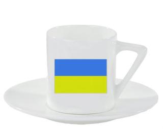 Ukrajina Espresso hrnek s podšálkem 100ml