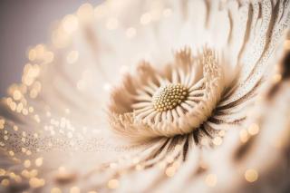 Umělecká fotografie Beige Coral Flower, Treechild,