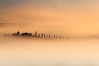 Umělecká fotografie Foggy sunrise, Alessandro Bergamin,