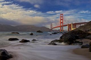 Umělecká fotografie Golden Gate Bridge, Evgeny Vasenev,