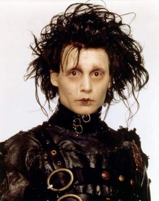 Umělecká fotografie Johnny Depp, Edward Scissorhands 1990 Directed By Tim Burton,