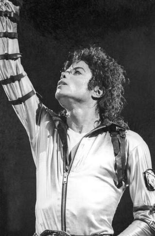 Umělecká fotografie Michael Jackson on stage in Nice, French Riviera, August 1988, .,